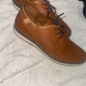 Elegant Tan Leather Oxfords for Men